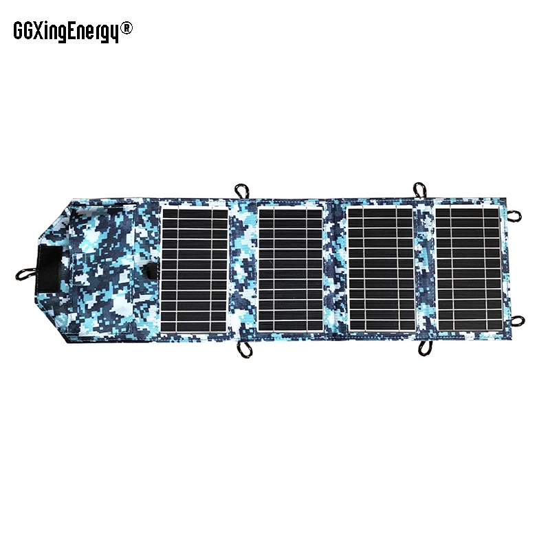 Solcellepanel telefonoplader